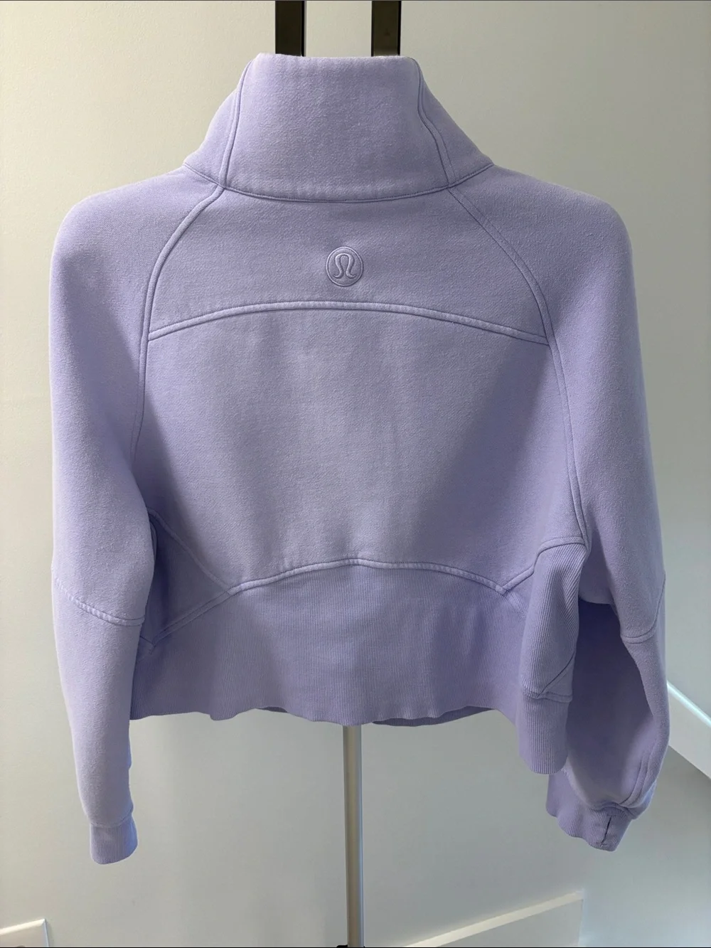 Lululemon Scuba Oversized Funnel Neck Half Zip ~ M/L ~ Lavender